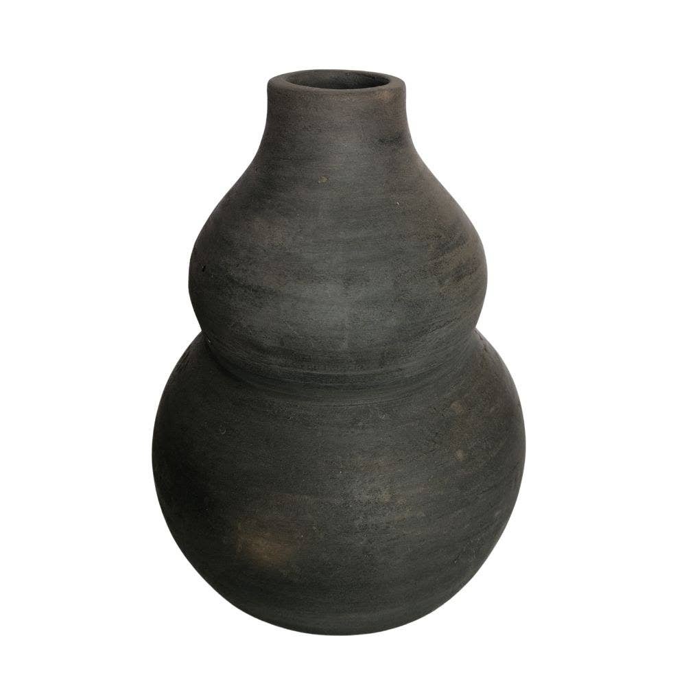 Vase noir Gaia