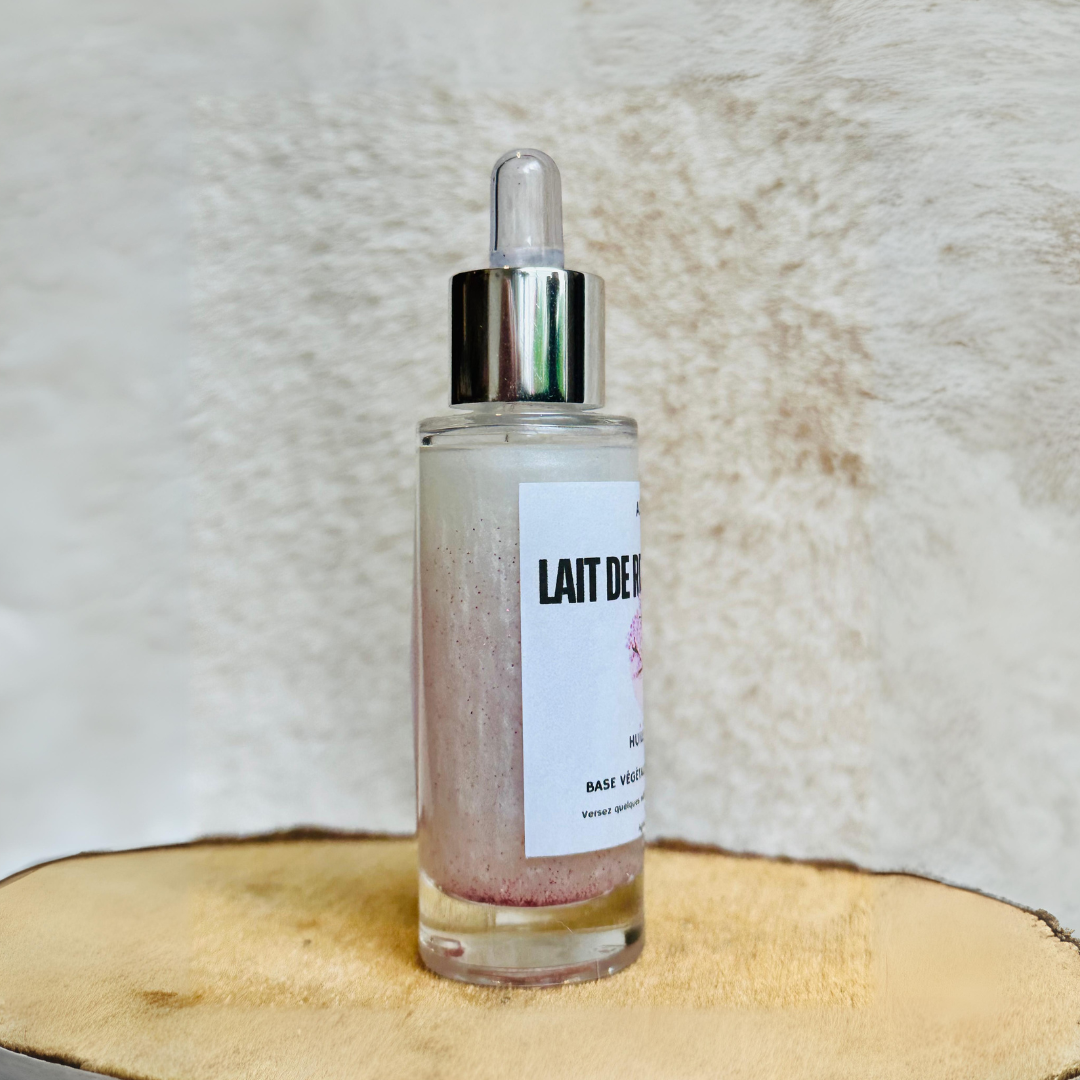 Huile parfumée - Lait de riz et cerisier