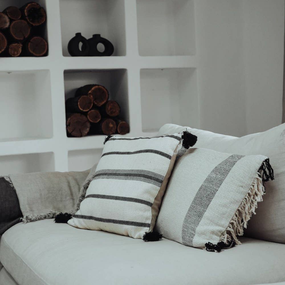Coussin blanc Isa