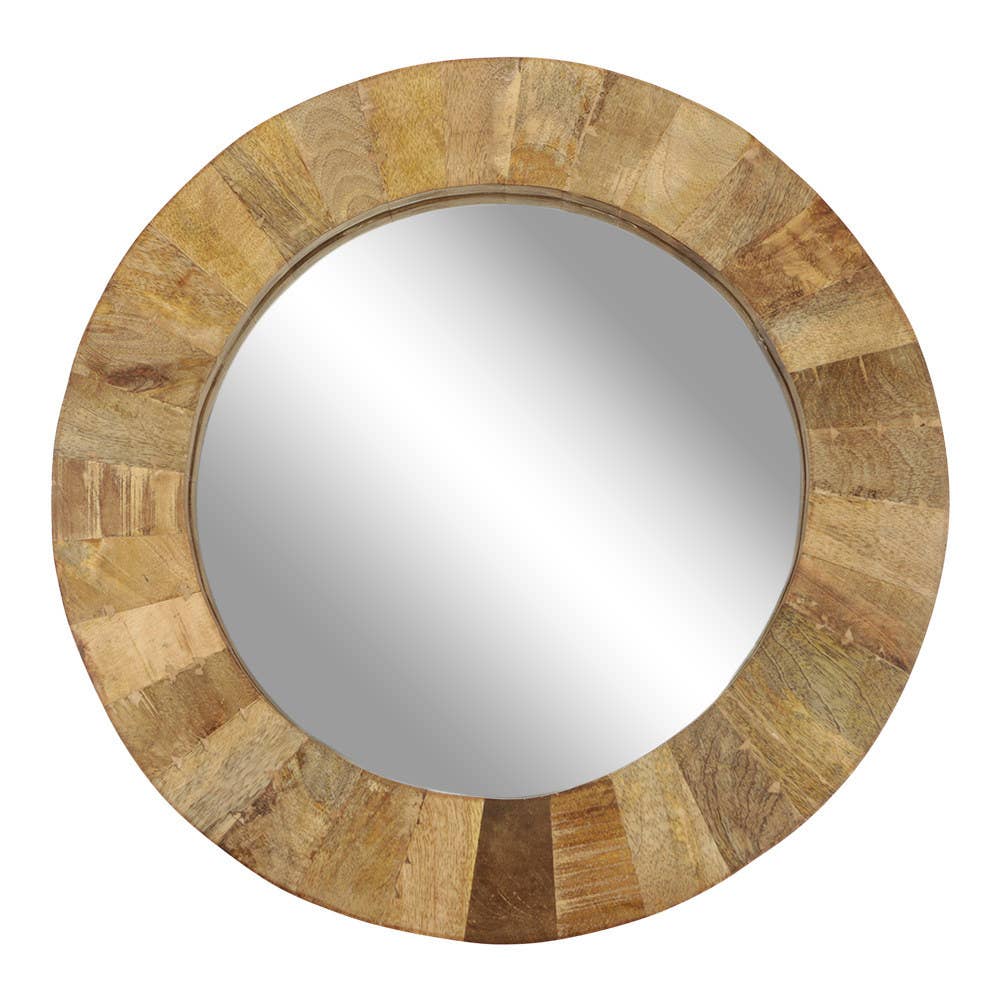 Miroir rond en bois Vaya