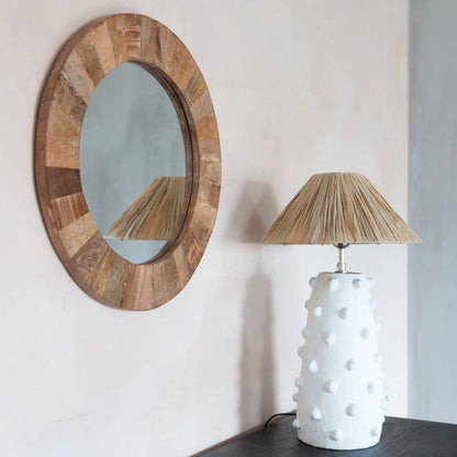 Miroir rond en bois Vaya